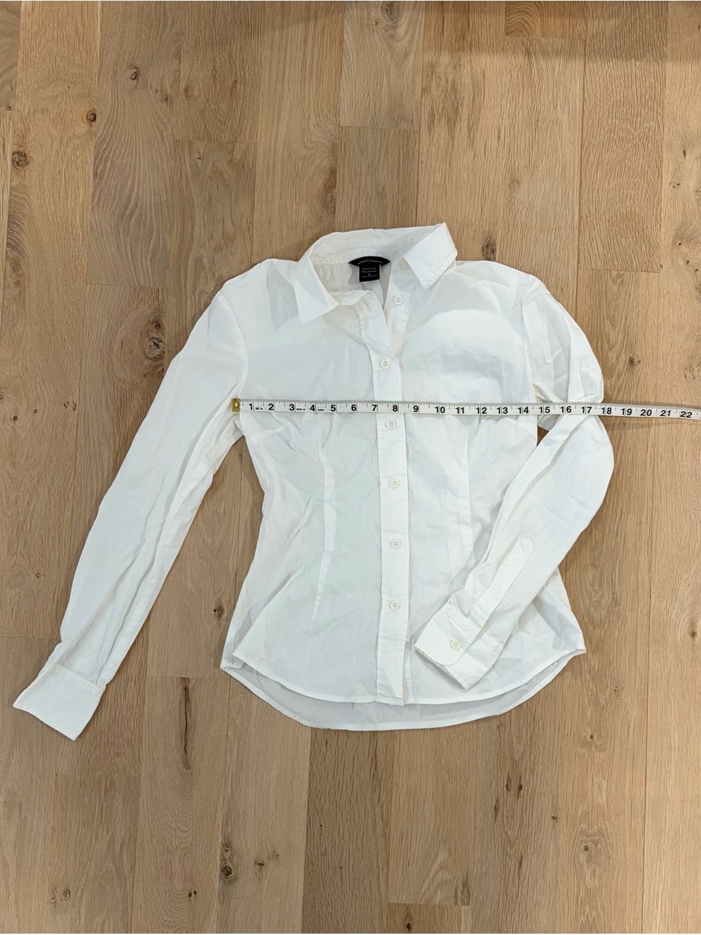 Moda International White Button-Up Shirt